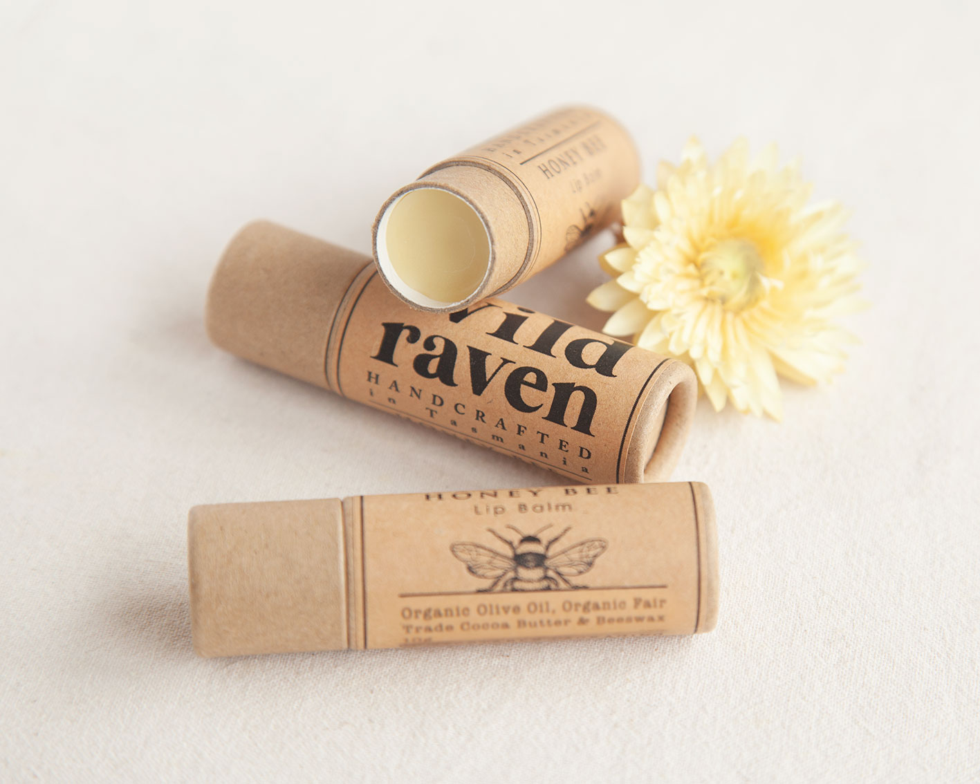 Honey Bee Lip Balm - Tube - Image 2
