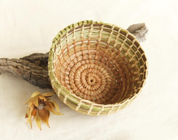 Hand Woven Bowl - The Silver Wattle